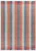indusbar red and orange wool flat weaves Rug - HeadShot