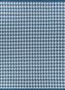 blue blue wool flat weaves Rug