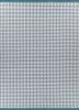 blue blue wool flat weaves Rug