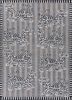 blue blue wool flat weaves Rug