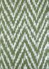  green wool and viscose flat weaves Rug