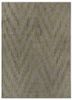 indusbar grey and black wool and viscose flat weaves Rug - HeadShot