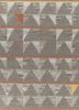 grey and black grey and black wool and viscose flat weaves Rug
