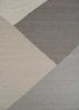 checkers grey and black wool and viscose flat weaves Rug - HeadShot checkers grey and black wool and viscose flat weaves Rug - HeadShot