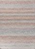 red and orange red and orange wool and viscose flat weaves Rug