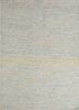 blue blue wool and viscose flat weaves Rug