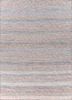 red and orange red and orange wool and viscose flat weaves Rug