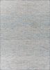blue blue wool and viscose flat weaves Rug