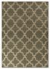  green wool and viscose flat weaves Rug