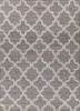  grey and black wool and viscose flat weaves Rug