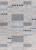 bedouin grey and black wool and viscose flat weaves Rug - HeadShot bedouin grey and black wool and viscose flat weaves Rug - HeadShot