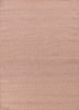abrash pink and purple wool and viscose flat weaves Rug - HeadShot