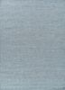 blue blue wool and viscose flat weaves Rug