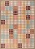 beige and brown beige and brown wool and viscose flat weaves Rug