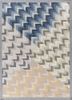 checkers grey and black wool and viscose flat weaves Rug - HeadShot checkers grey and black wool and viscose flat weaves Rug - HeadShot