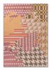 beige and brown beige and brown wool and viscose flat weaves Rug