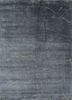 blue blue bamboo silk hand knotted Rug