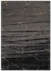 grey and black grey and black bamboo silk and zari hand knotted Rug