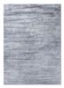 blue blue wool and bamboo silk hand knotted Rug