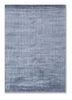 blue blue wool and bamboo silk hand knotted Rug