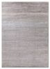 grey and black grey and black wool and bamboo silk hand knotted Rug