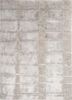 grey and black grey and black wool and bamboo silk hand knotted Rug