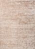 ivory ivory wool and bamboo silk hand knotted Rug