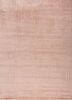 red and orange red and orange wool and bamboo silk hand knotted Rug