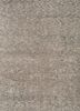 far east beige and brown wool and bamboo silk hand knotted Rug - HeadShot