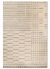 aprezo beige and brown wool hand knotted Rug - HeadShot