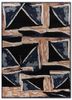 sthir blue wool hand knotted Rug - HeadShot