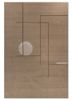  beige and brown wool hand knotted Rug