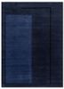 sthir blue wool hand knotted Rug - HeadShot sthir blue wool hand knotted Rug - HeadShot