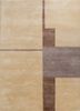 gold gold wool hand knotted Rug