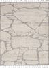 zuri ivory wool hand knotted Rug - HeadShot