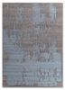 grey and black grey and black nylon hand knotted Rug