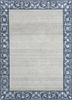 azalea grey and black wool and viscose hand knotted Rug - HeadShot