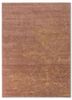  red and orange wool hand knotted Rug