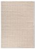 ivory aura ivory acrylic hand knotted Rug