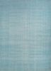 erbe blue polyester hand knotted Rug - HeadShot