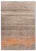 azalea ivory wool and bamboo silk hand knotted Rug - HeadShot