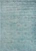 erbe blue wool and bamboo silk hand knotted Rug - HeadShot erbe blue wool and bamboo silk hand knotted Rug - HeadShot