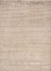 viscaya grey and black wool and bamboo silk hand knotted Rug - HeadShot