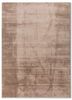 entropy beige and brown wool and bamboo silk hand knotted Rug - HeadShot