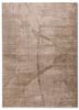entropy beige and brown wool and bamboo silk hand knotted Rug - HeadShot entropy beige and brown wool and bamboo silk hand knotted Rug - HeadShot