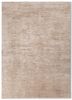entropy ivory wool and bamboo silk hand knotted Rug - HeadShot