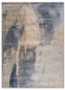 aprezo blue wool and bamboo silk hand knotted Rug - HeadShot