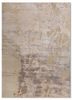 entropy ivory wool and bamboo silk hand knotted Rug - HeadShot entropy ivory wool and bamboo silk hand knotted Rug - HeadShot
