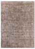  ivory wool and bamboo silk hand knotted Rug