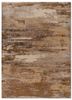aprezo red and orange wool and bamboo silk hand knotted Rug - HeadShot